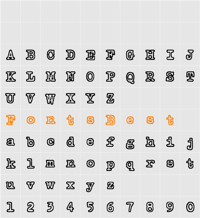 Tammikuun kolmas Character Map