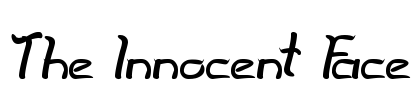 The Innocent Face Font Image