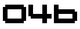 04b Font Image