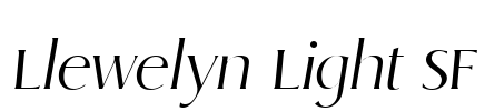 Llewelyn Light SF