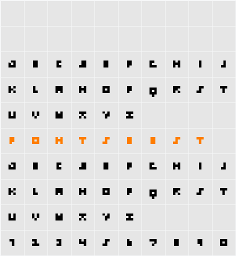 emp_pix Character Map