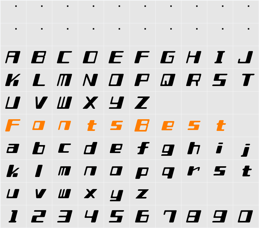 Shear 15_A Character Map