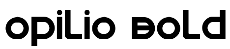Opilio Bold Font Image