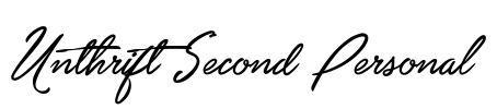 Unthrift Second Personal Font Image