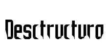 Desctructura Font Image