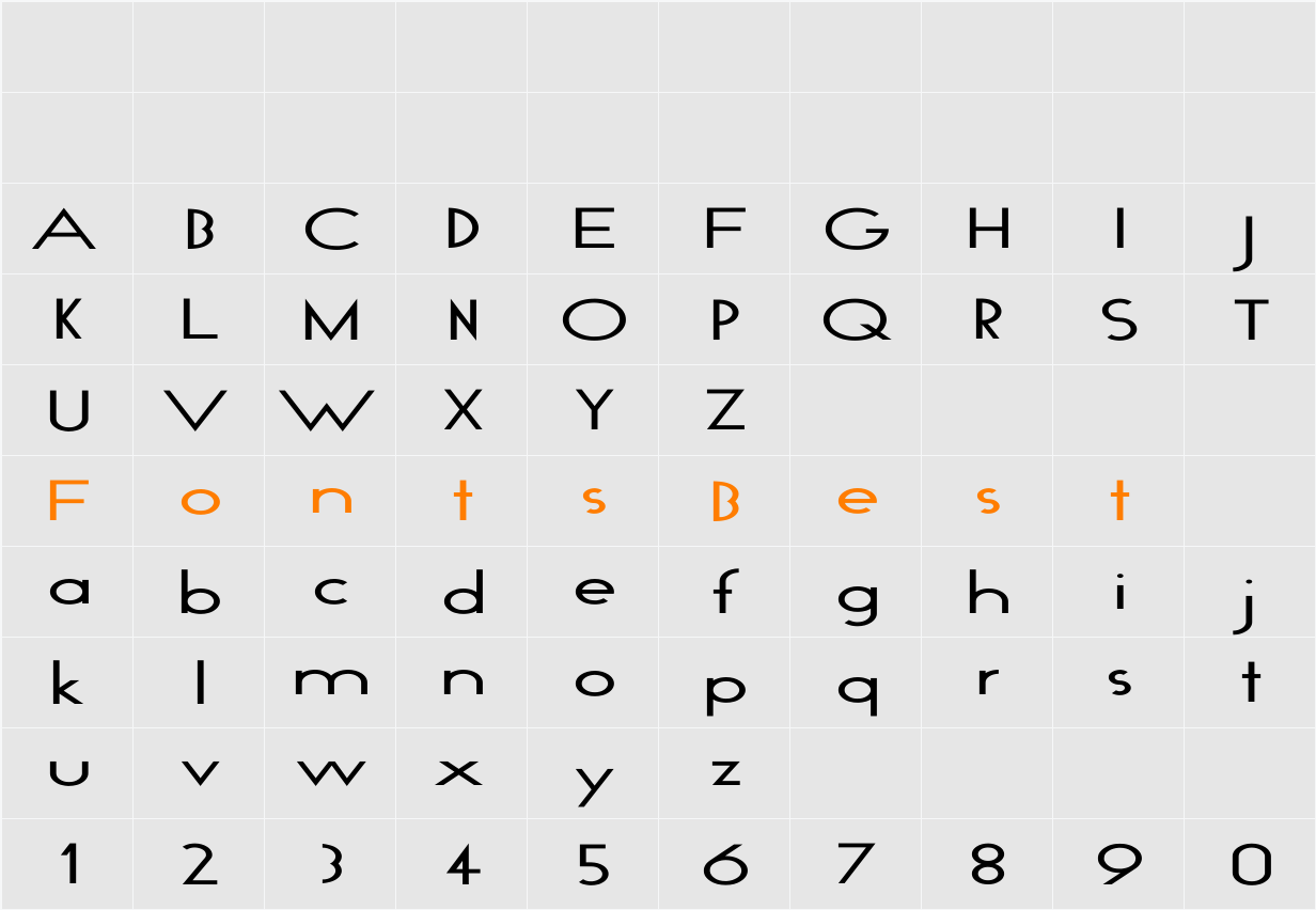 GeoPlain Ex Character Map
