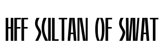 HFF Sultan of Swat Font Image