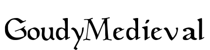 GoudyMedieval