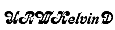 URWKelvinD Font Image