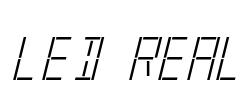 LED Real Font Image