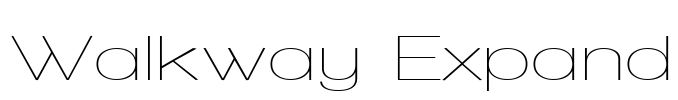 Walkway Expand Font Image