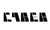 cyber Font Image