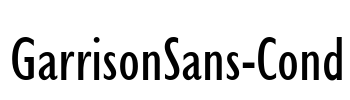 GarrisonSans-Cond