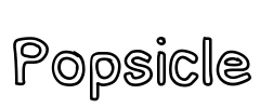 Popsicle Font Image