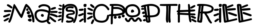 ManicPopThrill Font Image