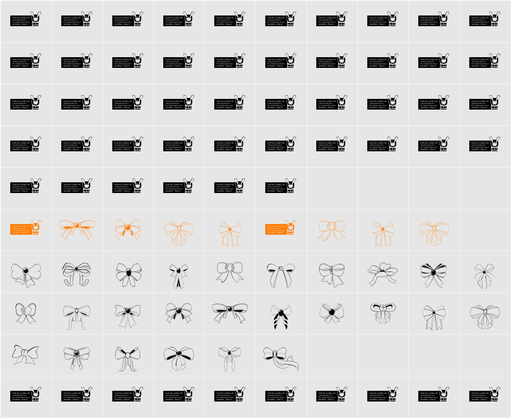 bow Character Map