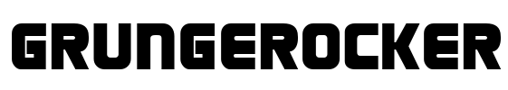 Grungerocker Font Image