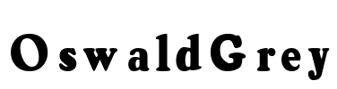 OswaldGrey Font Image