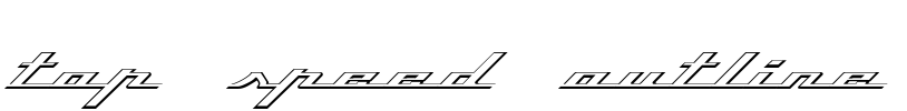 Top Speed Outline