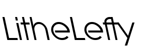 LitheLefty Font Image