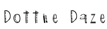 Dottie Daze Font Image