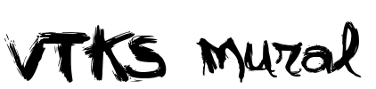 VTKS  mural Font Image