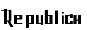 Republica Font Image