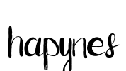 Hapynes Font Image