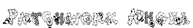 Patchwork Angel Font Image