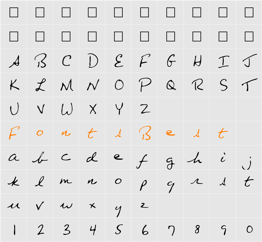 Orkand Character Map