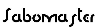 Sabomaster Font Image