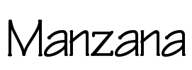 Manzana Font Image