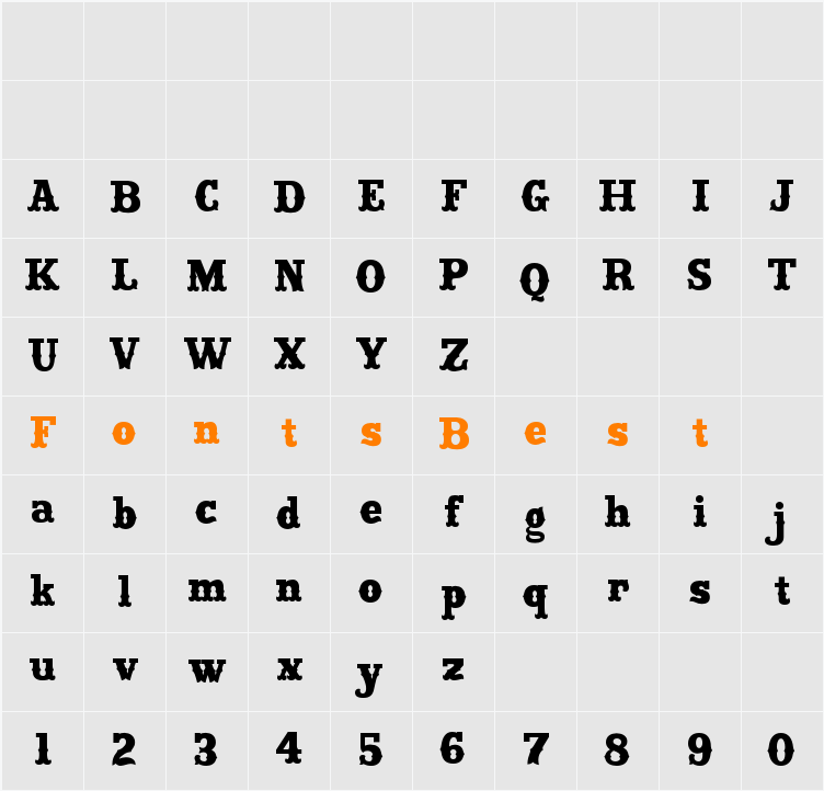 Wanderer Fill Character Map
