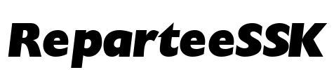 ReparteeSSK Font Image