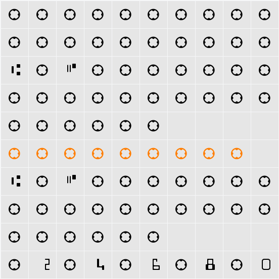 MICR Encoding Character Map