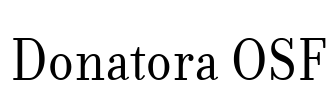 Donatora OSF Font Image