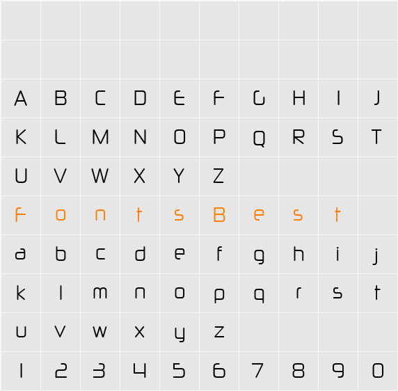 Neuropol X Cnd Lite Character Map