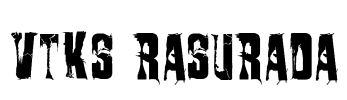 VTKS RASURADA Font Image