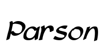 Parson Font Image