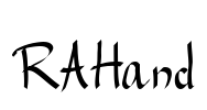 RAHand Font Image