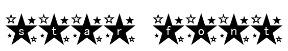 star_font