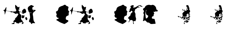 ck_vic-silhouette Font Image