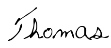 Thomas Font Image
