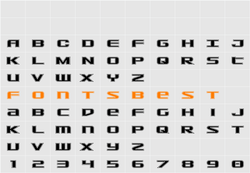 SDF Academy Character Map