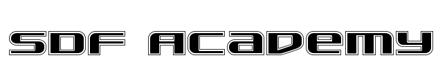 SDF Academy Font Image