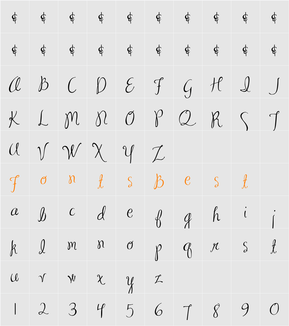 MA Sexy Character Map