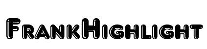 FrankHighlight Font Image