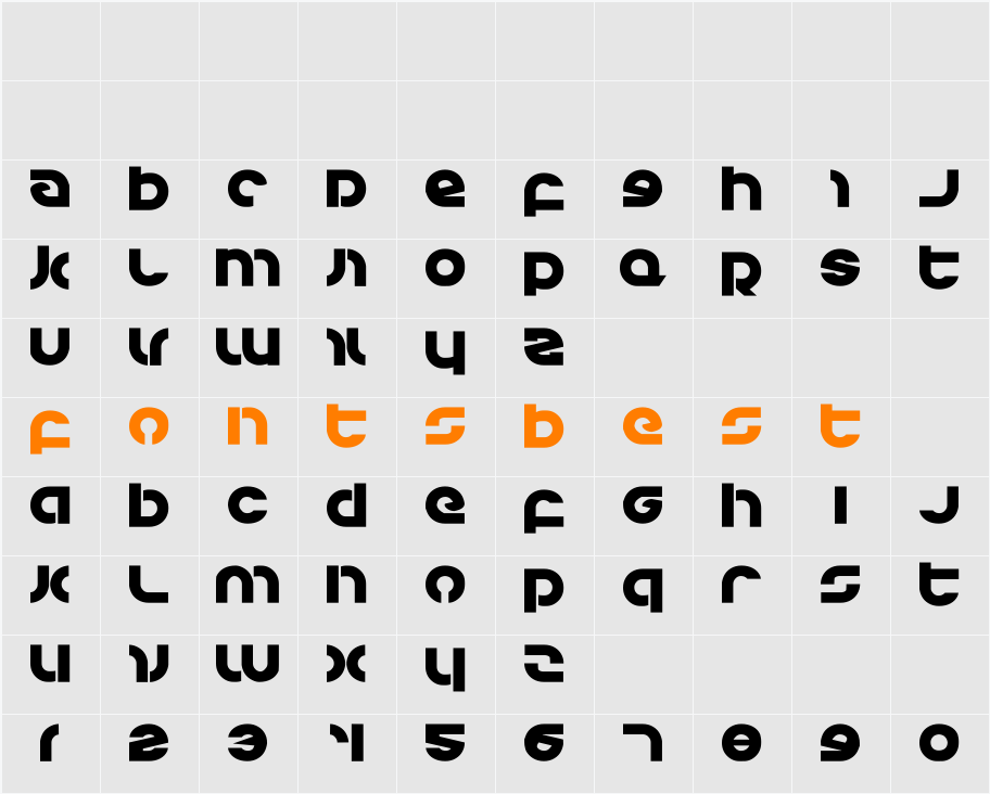Kovacs Character Map