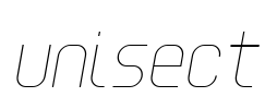 Unisect Font Image