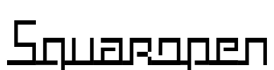 Squaropen Font Image